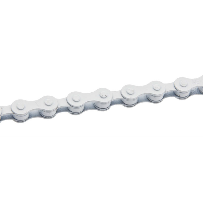 Bicycle chain for fixed single speed 1 speed white color