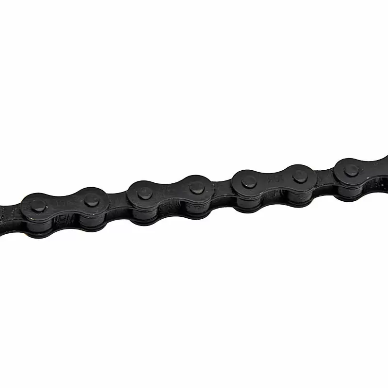 Bicycle chain for fixed single speed 1 speed black color - image