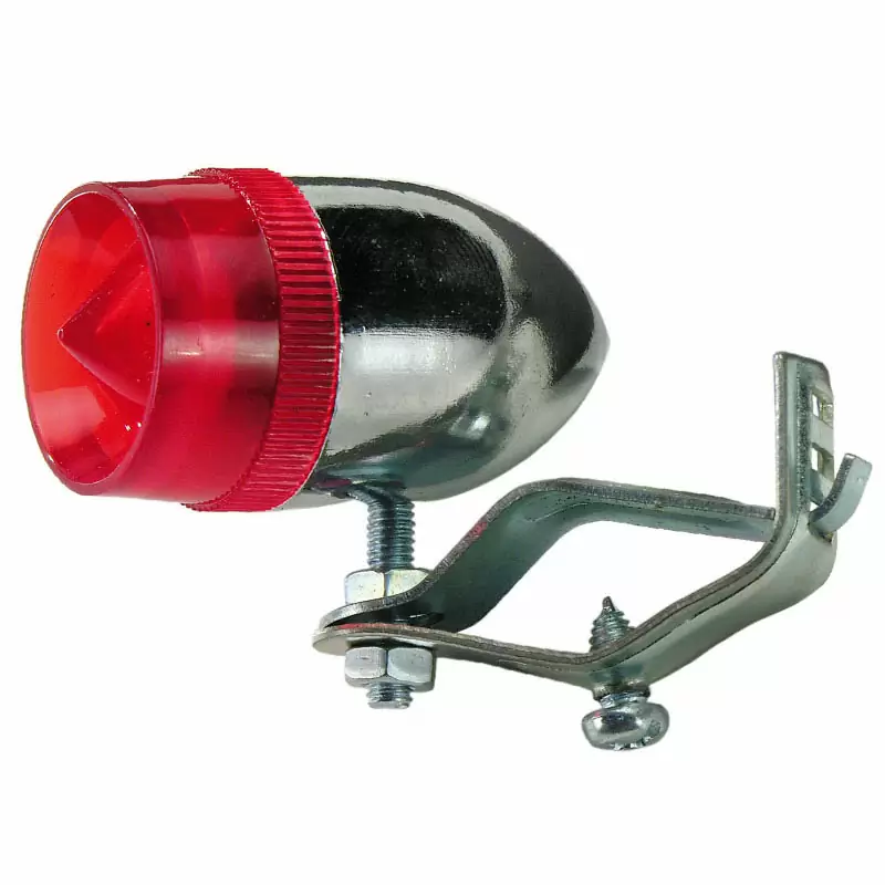 old style rear light with lamp and frame clamp - image