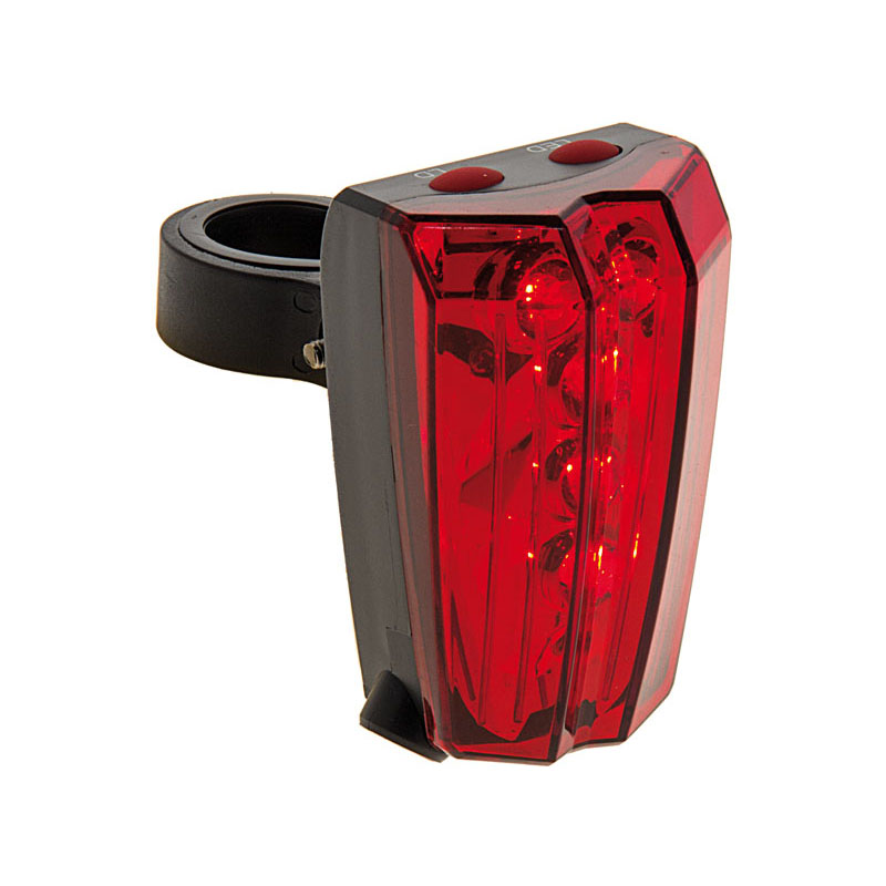 Rear light 5 led 2 lase high visibility security shied