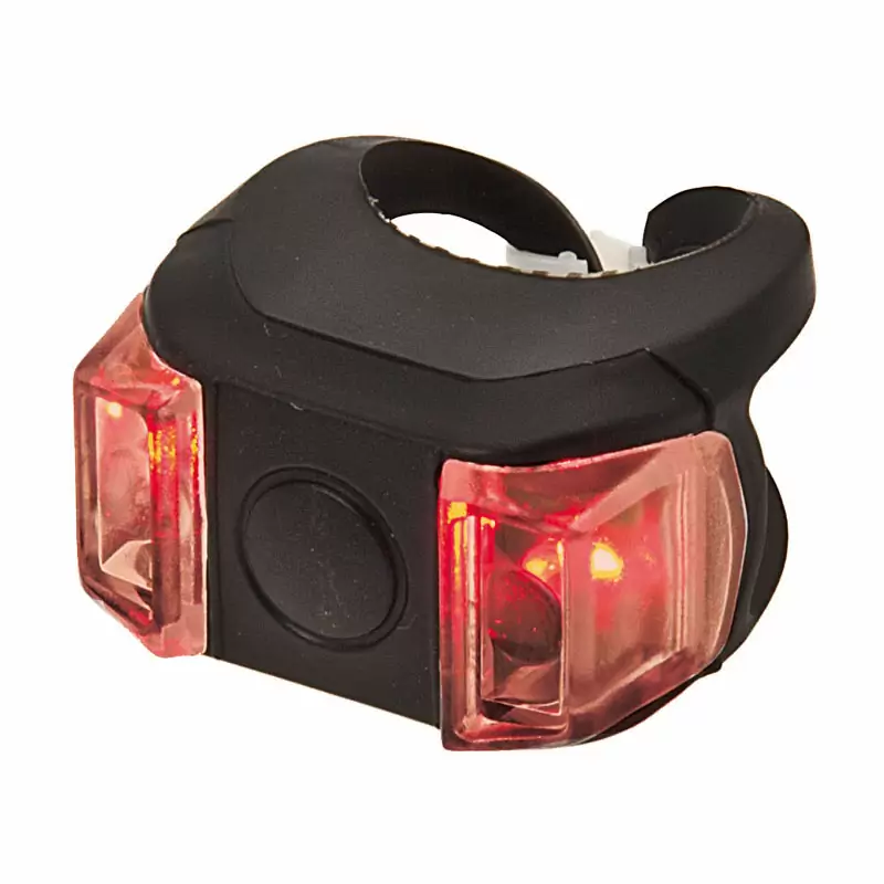 Lights Ring rear Silicone 2 led 3 functions black - image