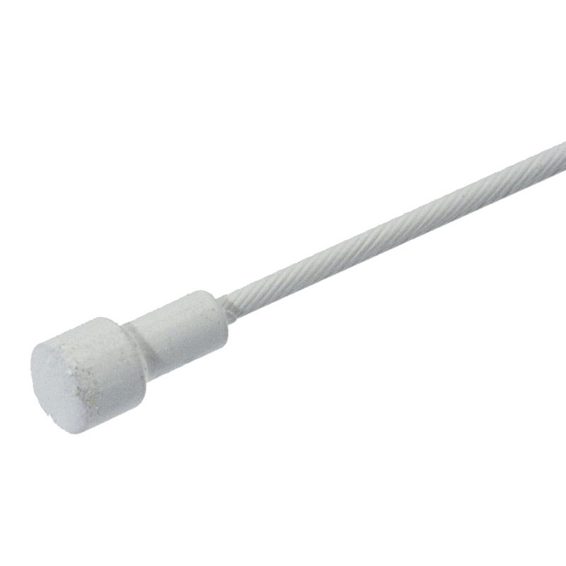 câble de frein route inox téflon blanc diamètre 1,6 x 1800 mm