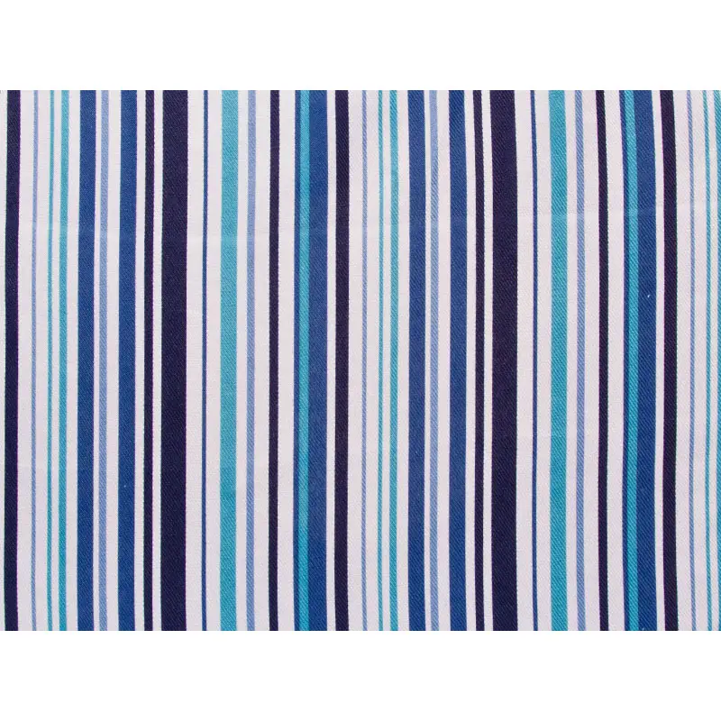 Housse pour panier bleu rayé - image