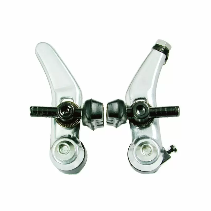 pair aluminium cantilever brake - silver - image