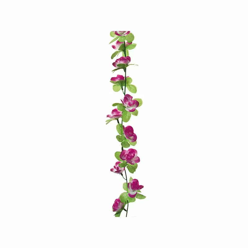 Kranz mit rosa Blüten - image