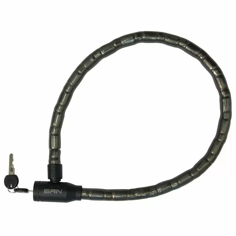 Bloqueio de cabo espiral trendy maxi 22 x 1000mm preto - image