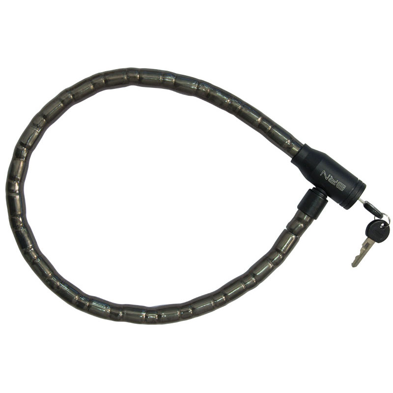 Cadeado para bicicleta python blindo preto 80cm x18cm preto