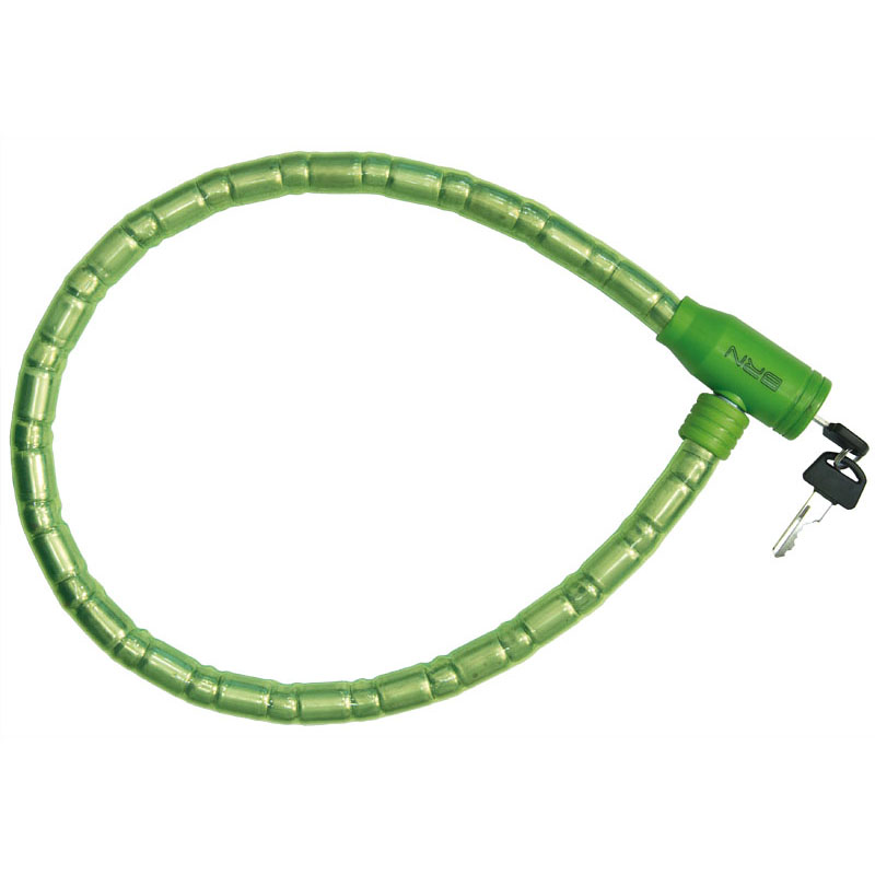 Cadeado python para bike blindo Trendy 80cm x18mm verde