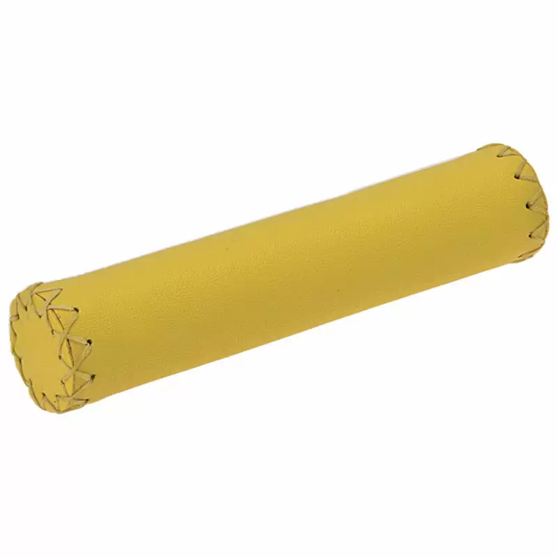 Pair of grips Fixed Pro faux leather yellow - image