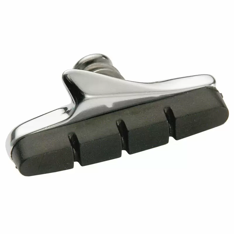 aluminium pair pad holders + replacement road shimano type silver - image