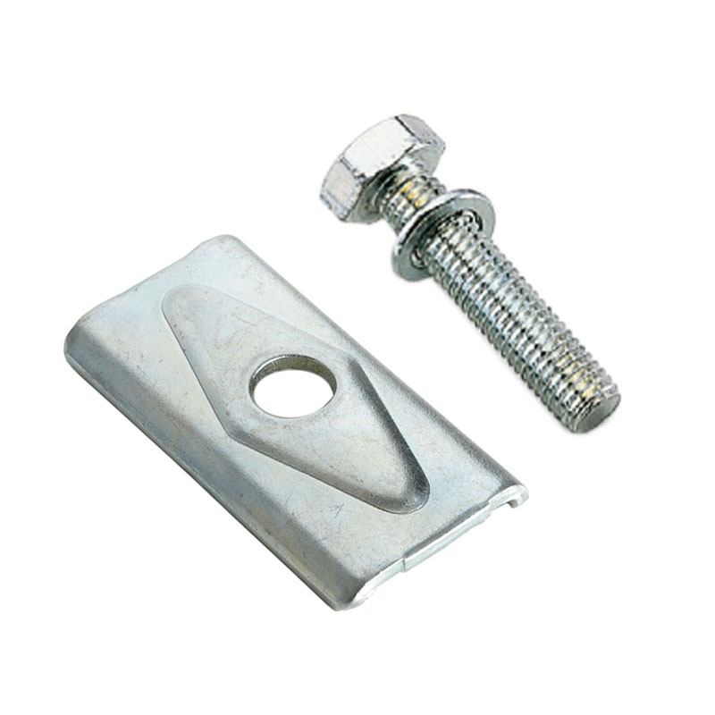 Stand plate reinforced with iron screw