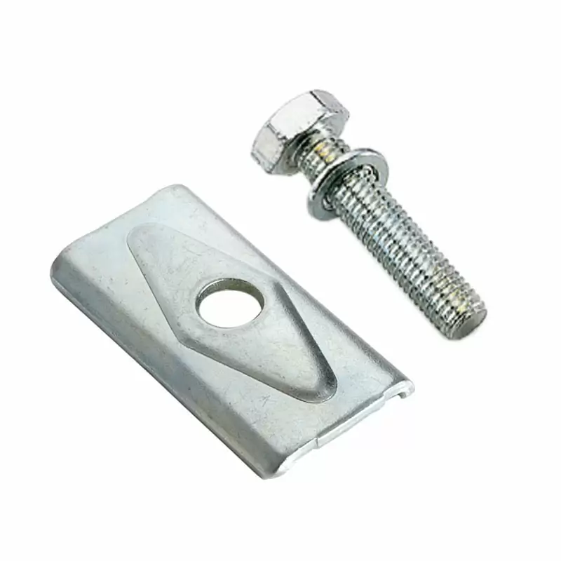 Stand plate reinforced with iron screw - image