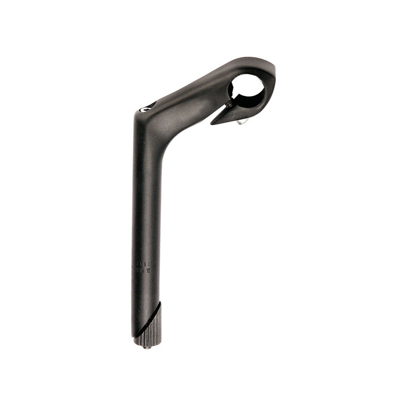 black aluminium handle lux stem extension 80 mm ø 22,2 mm
