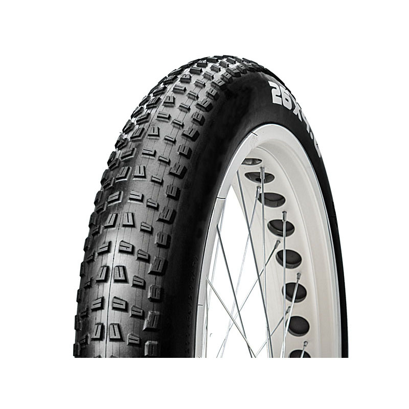 Fat Bike Tire Mtb 26x4.0'' Wire Black