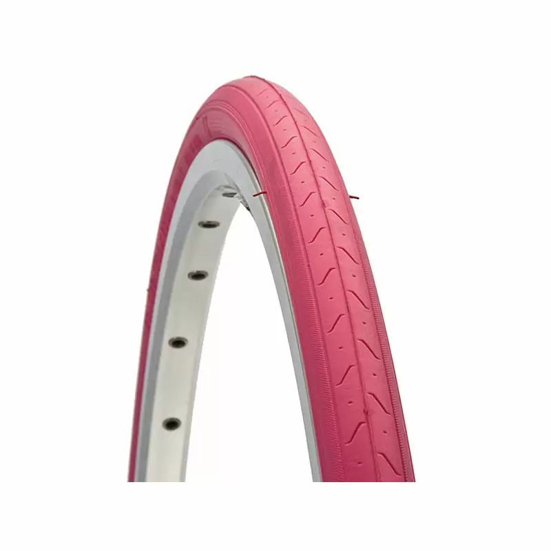 Tire For Fixed Bike 700x23c Wire Pink - image