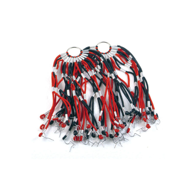 Net protective elastic for wheels bike red / black stripes