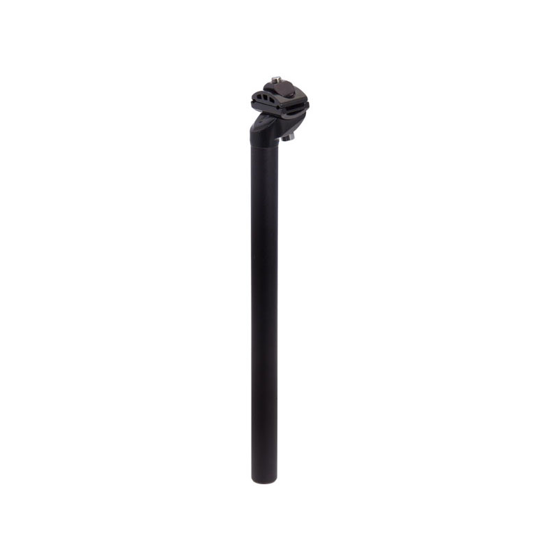 Black aluminium seatpost Y07-5 size 27.2 x 350mm gloss black