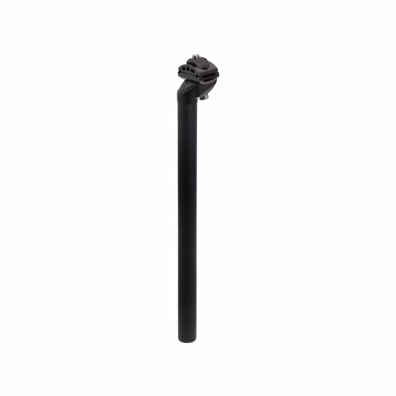 Black aluminium seatpost Y07-5 size 27.2 x 350mm gloss black - image