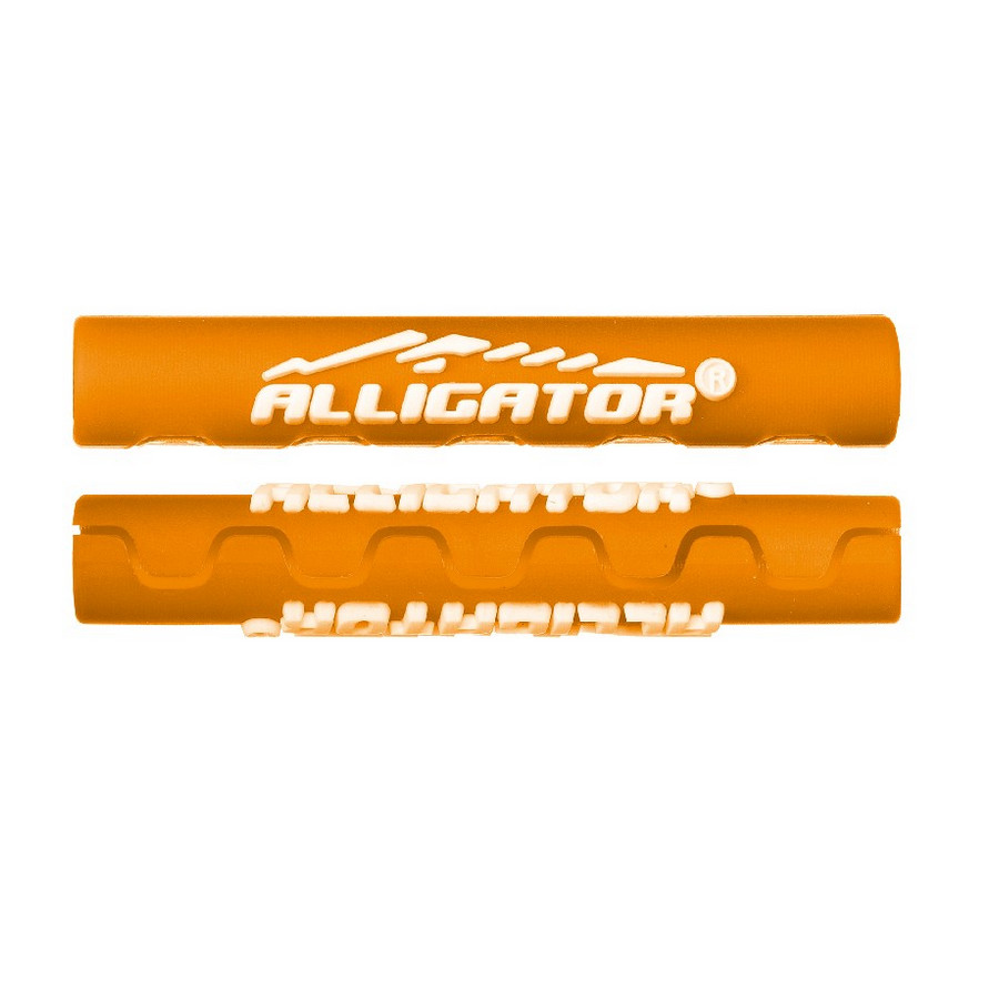 Rubber hose protection cover diameter 4mm orange