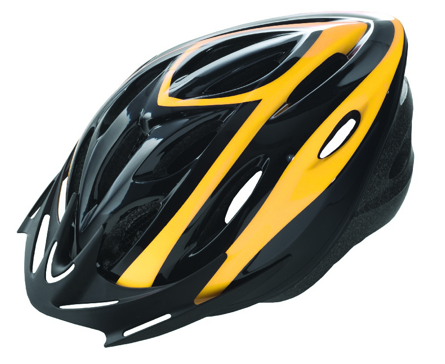 Rider Helmet Black/Yellow Size M (54-58cm)