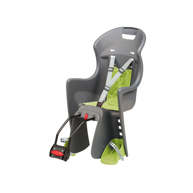 Rear baby seat Boodie grey frame mount