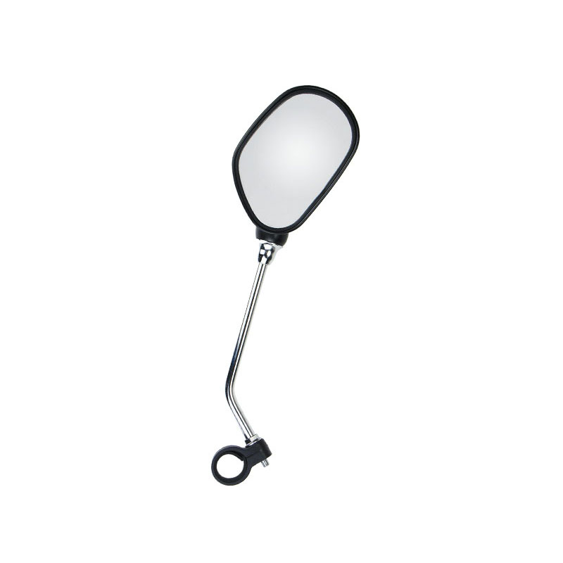 Bicycle left-hand side rear-view mirror chrome