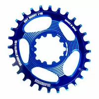 oval snaggletooth chairing 30t direct mount sram gxp boost blue blue