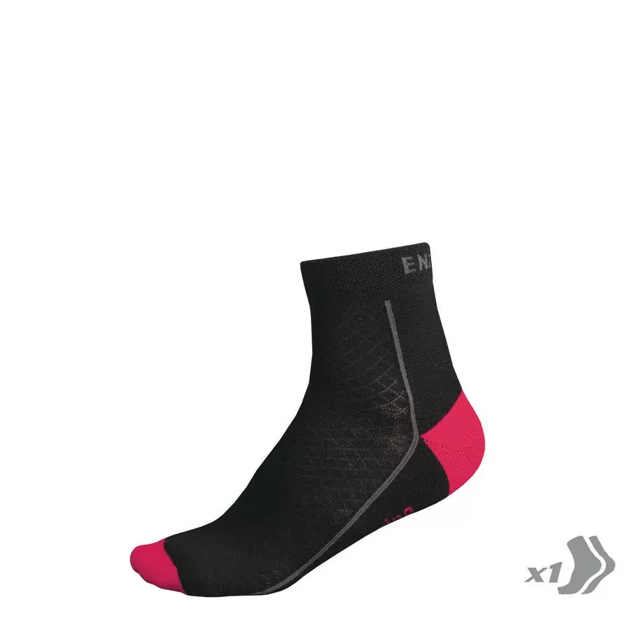 BaaBaa Merino Winter Socks Woman Pink - image
