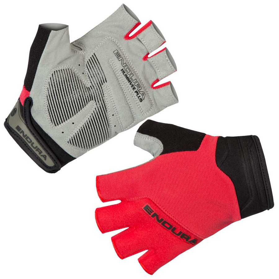 Short Finger Gloves Hummvee Plus Mitt II Red Size XS