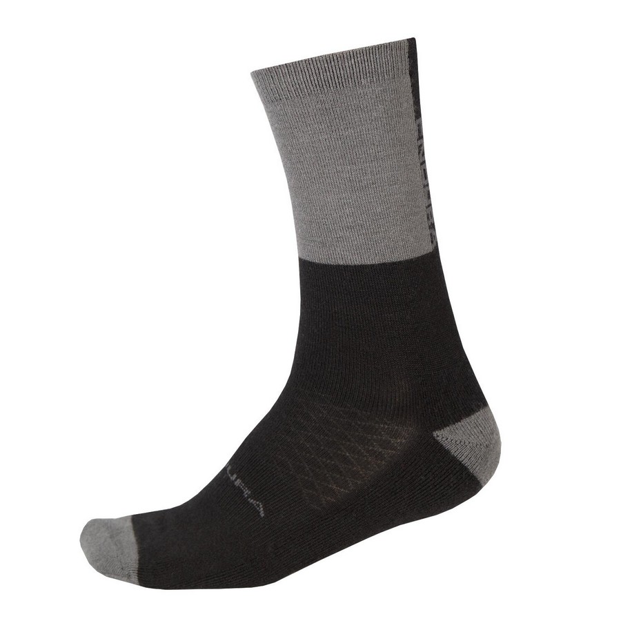 BaaBaa Merino Winter Socks Black Size L/XL
