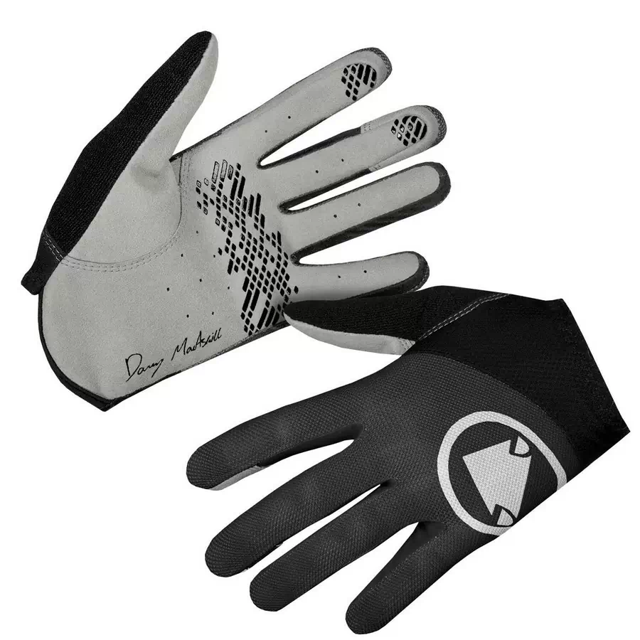 Hummvee Lite Icon Gloves Black Size S - image