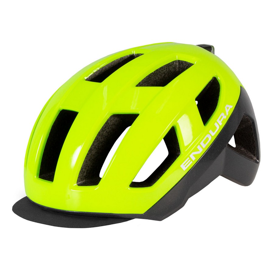 Urban Luminite Helmet with LED Rear Light Yellow Size S/M