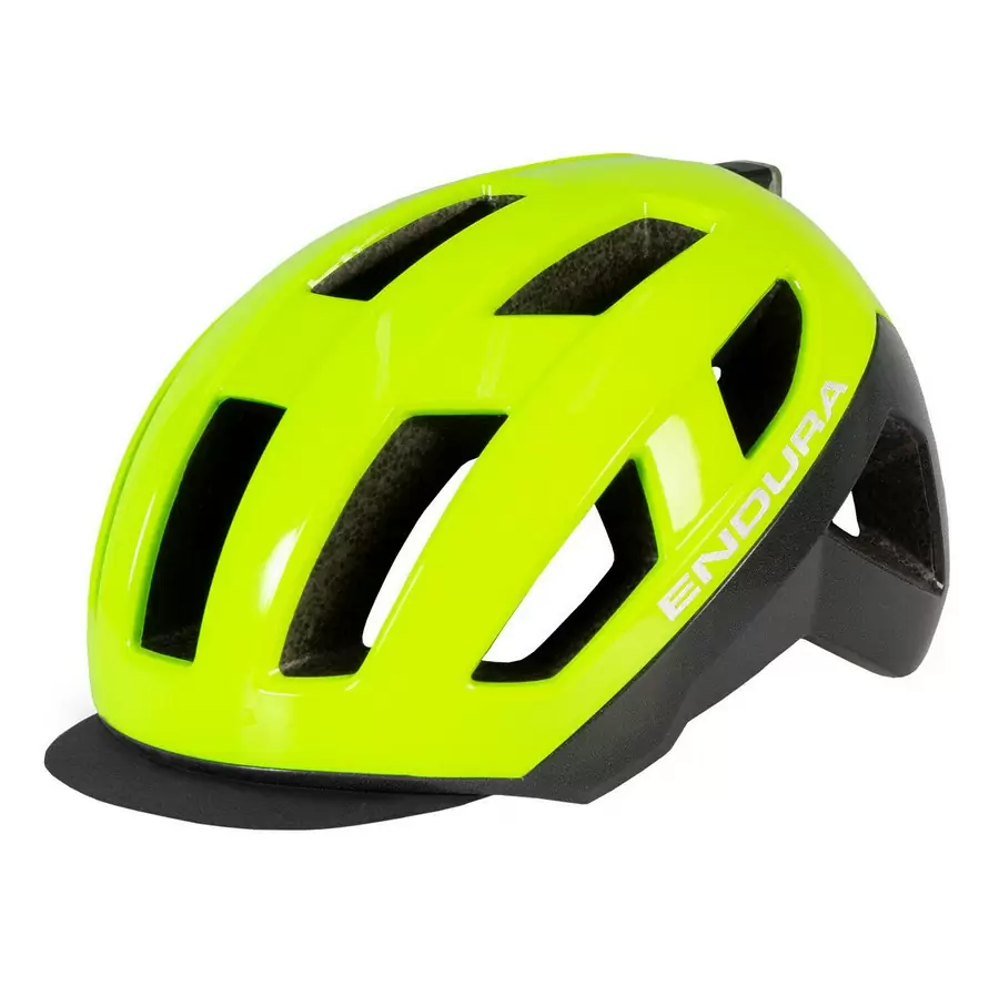 Urban Luminite Helmet with LED Rear Light Yellow Size S/M - image