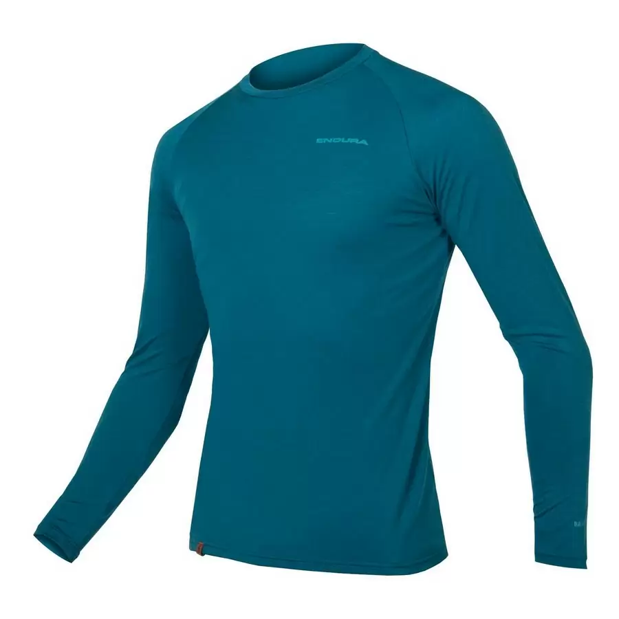 BaaBaa Blend Winter Long Sleeves Undershirt Blue Size XL - image