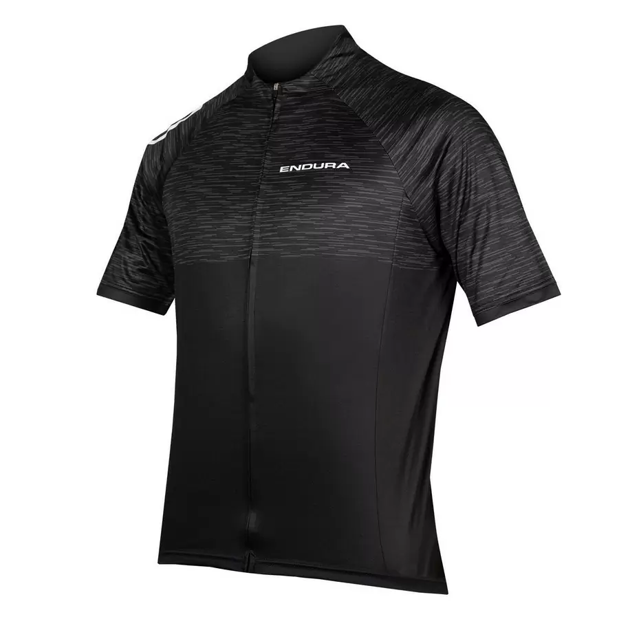 Hummvee Ray Short Sleeve Shirt with Zip Black Size S - image