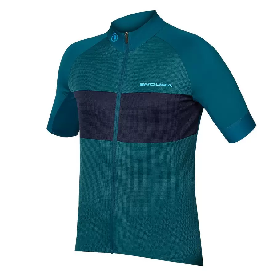 FS260-Pro II Athletic Fit Short Sleeve Shirt Blue Size XL - image