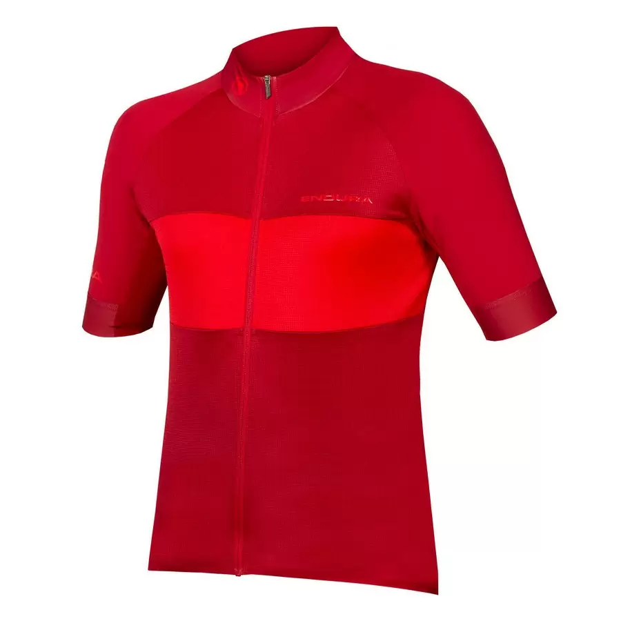 FS260-Pro II Athletic Fit Short Sleeve Shirt Red Size S - image