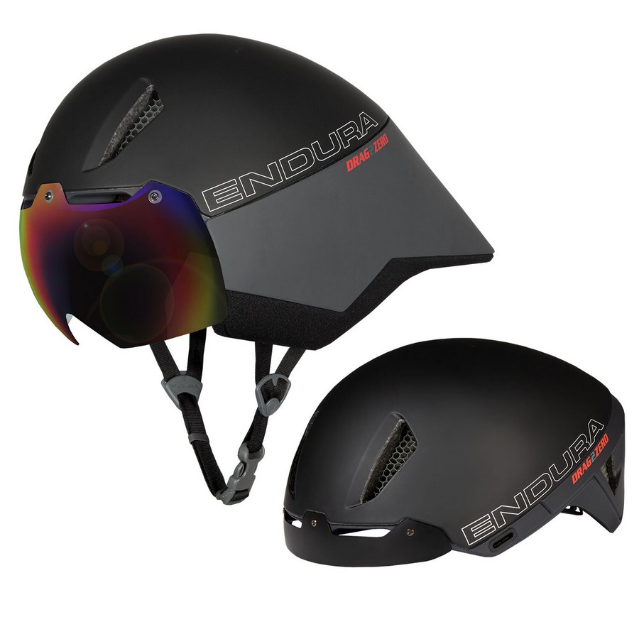 Drag2Zero Aeroswitch Helmet Black Size M/L