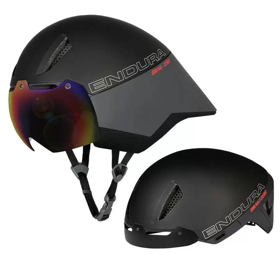 Drag2Zero Aeroswitch Helmet Black Size M/L - image