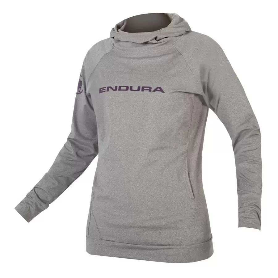 SingleTrack Hoodie Femme Gris Taille L - image