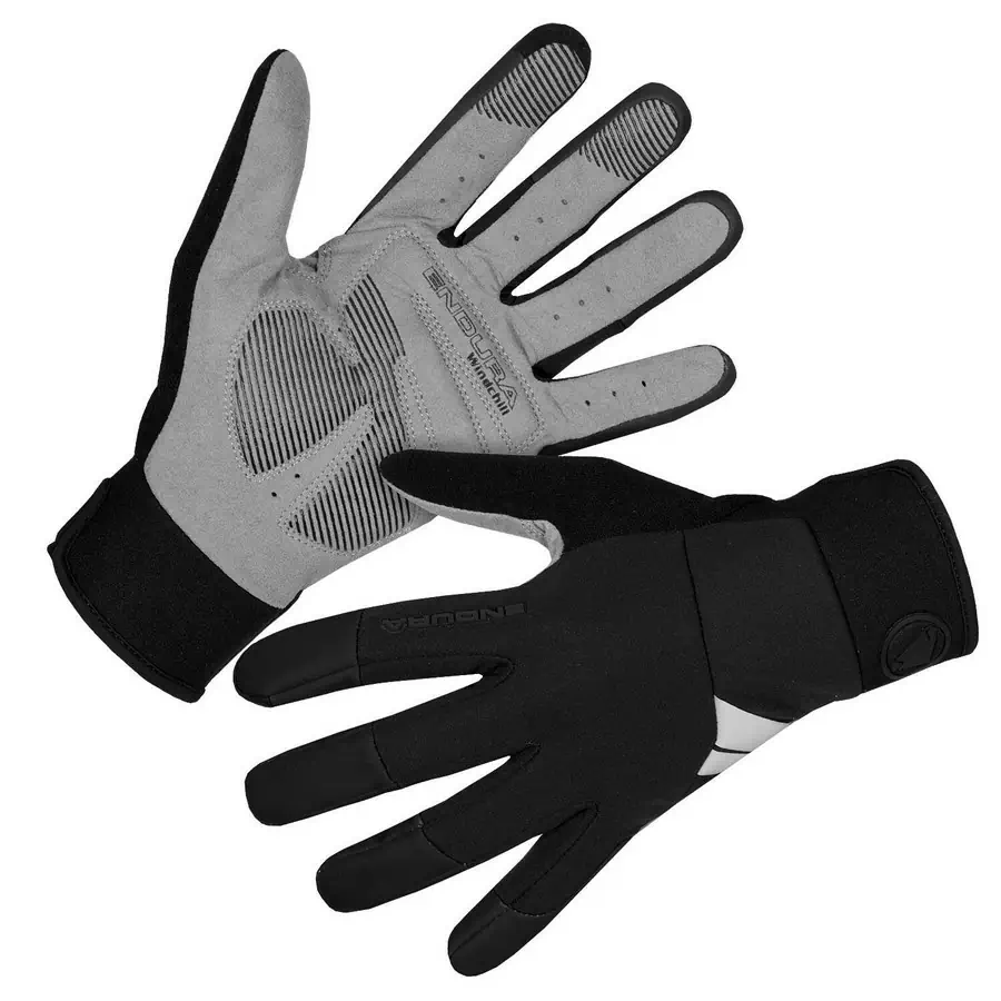 Windchill Windproof Gloves Woman Black Size XS - image