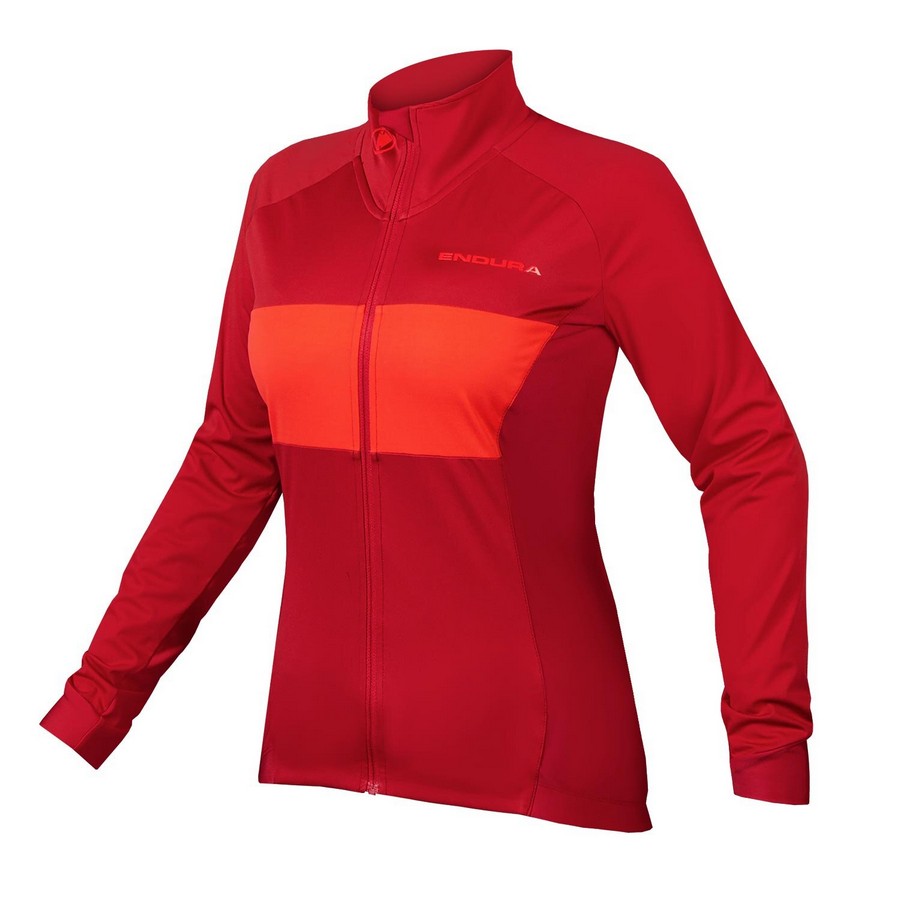 FS260-Pro Jetstream Maillot Manches Longues II Femme Rouge Taille XL