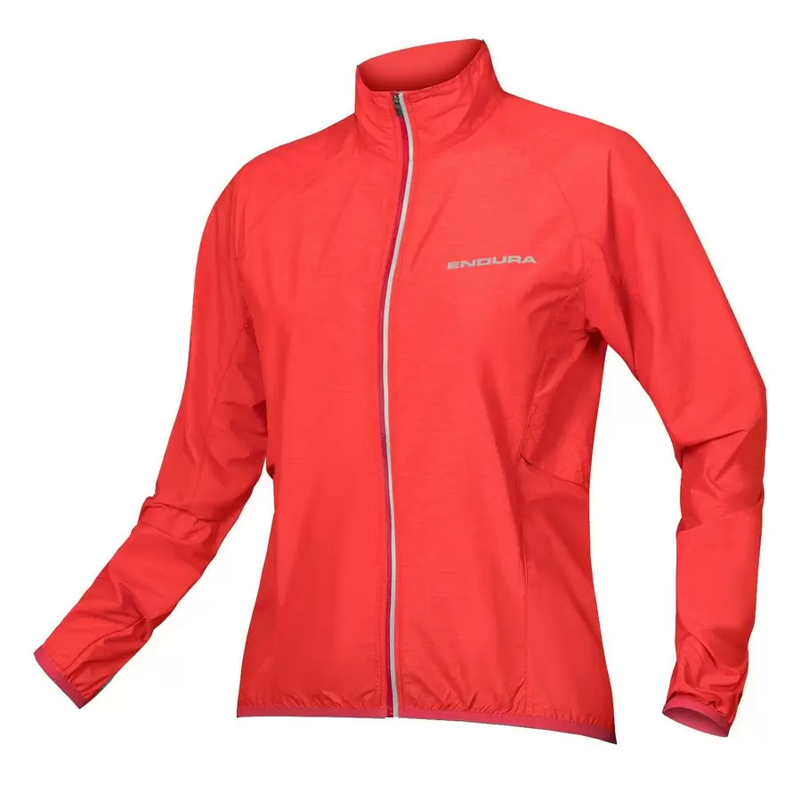 Lightweight Windproof Jacket Pakajak Woman Red Size XS - image
