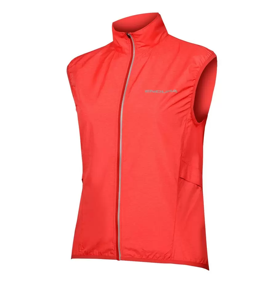 Lightweight Windproof Vest Pakagilet Woman Red Size L - image
