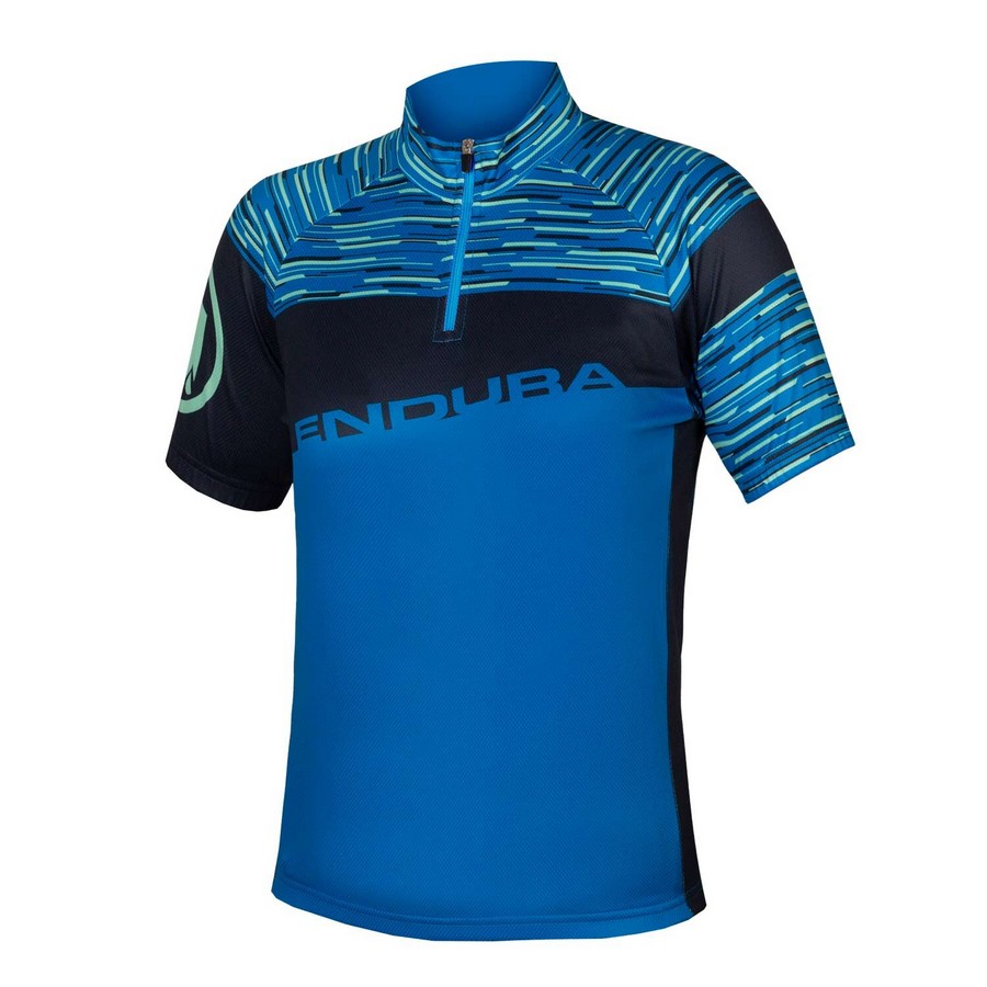 Maillot VTT Hummvee Ray S/S Manches Courtes Enfant Bleu Clair Taille M (9-10 ans)
