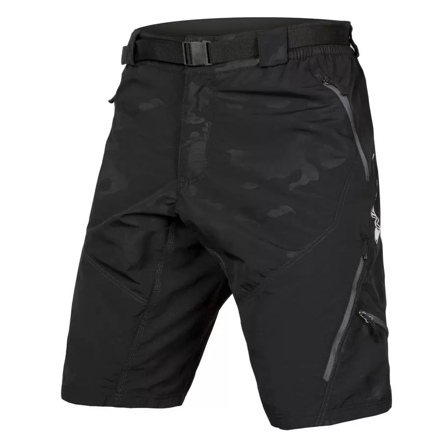 Pantaloncini con fondello Hummvee Short II nero camo Taglia XXL - image