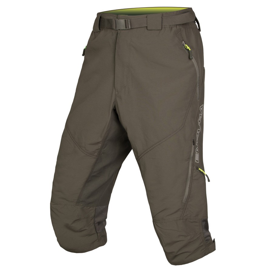 Hummvee II 3/4 Mtb Shorts with Liner Dark Green Taille L
