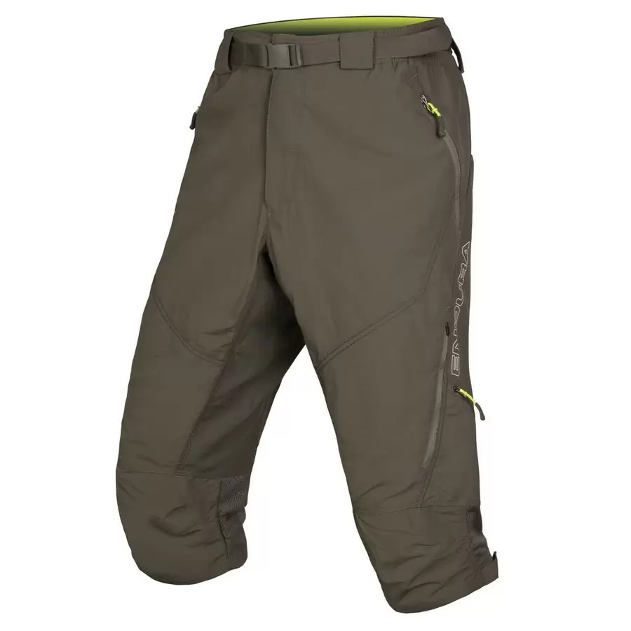 Hummvee II 3/4 Mtb Shorts with Liner Dark Green Taille L - image