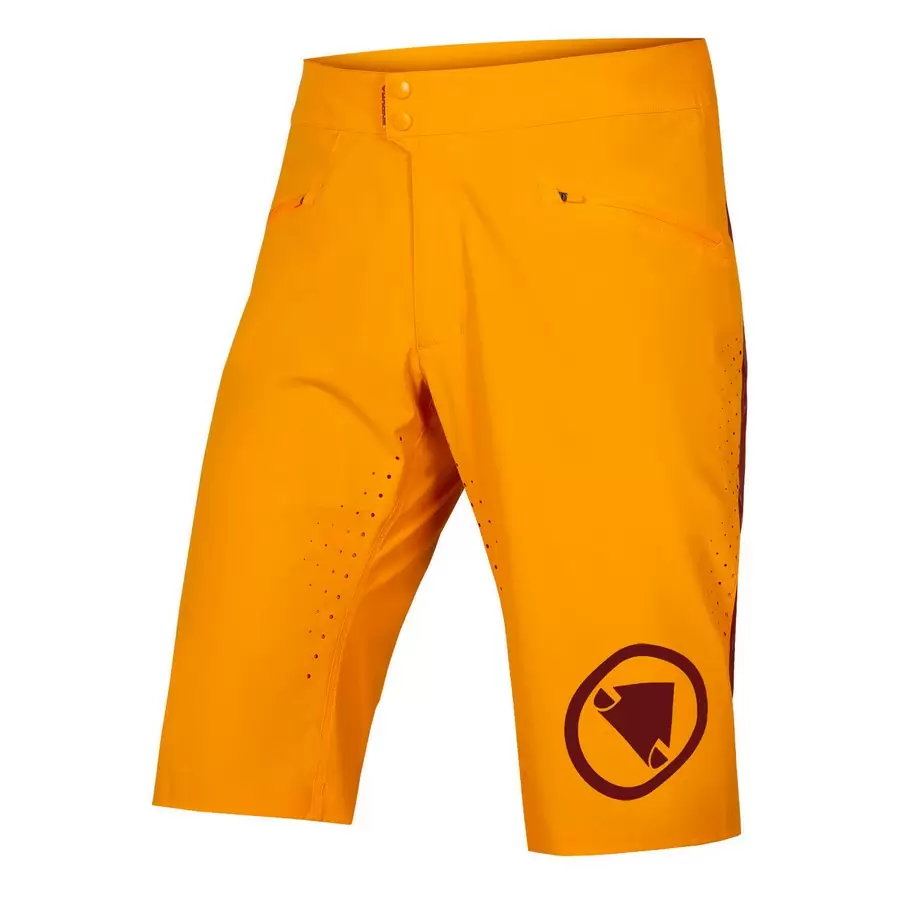 Pantaloncini Leggeri Mtb SingleTrack Lite Short Fit Arancio Taglia XL - image