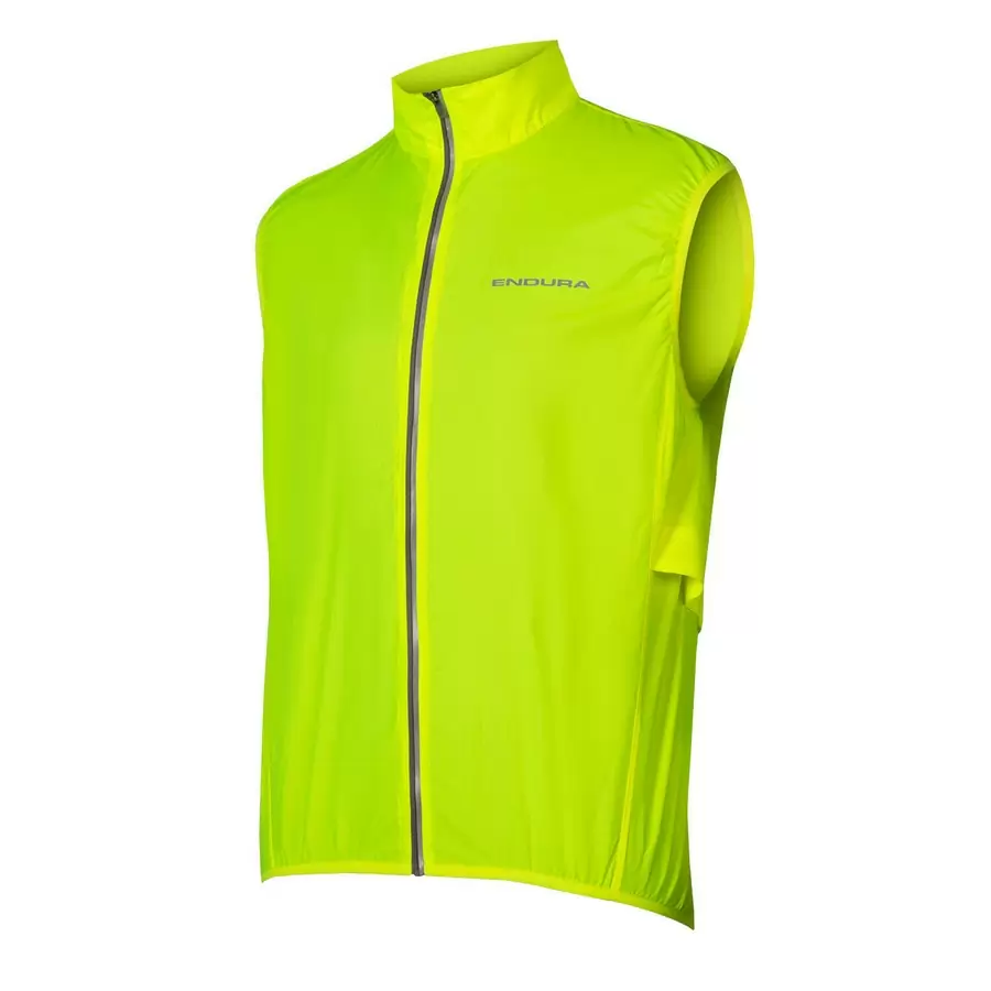 Lightweight Windproof Vest Pakagilet Yellow Size XL - image
